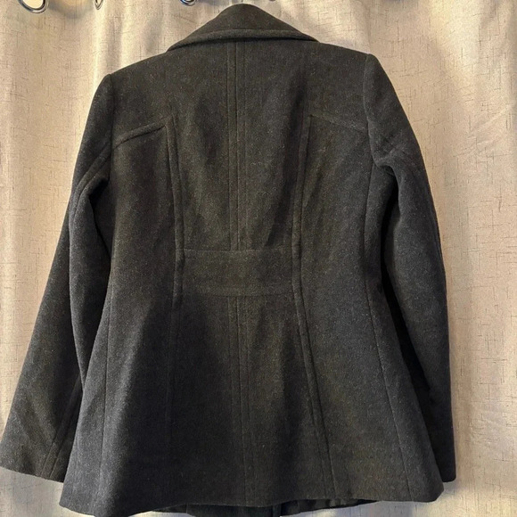 Jason Kole Size S Women’s Wool Blend Peacoat. Dark gray. - Picture 2 of 10